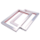 2Pcs A4 Screen Printing Aluminum Frame Stretched 120T Silk Polyester for Printed Circuit Board 8