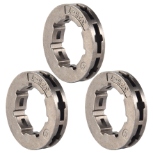 3Pcs Tool Parts Metal Chainsaw Spare Part Chain Saw Sprocket Rim Power Mate 325-7 for Replacement