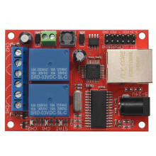 LAN Ethernet 2-weg relaisbord, vertragingsschakelaar, UDP-controllermodule, WEB-server
