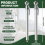 Tire Gauges Pressure Gauges, Pen Style, 2 Pack 10