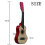 Violão acústico Basswood de 25 polegadas, 6 cordas, pequeno, mini, com palheta, presente para crianças, iniciante 6