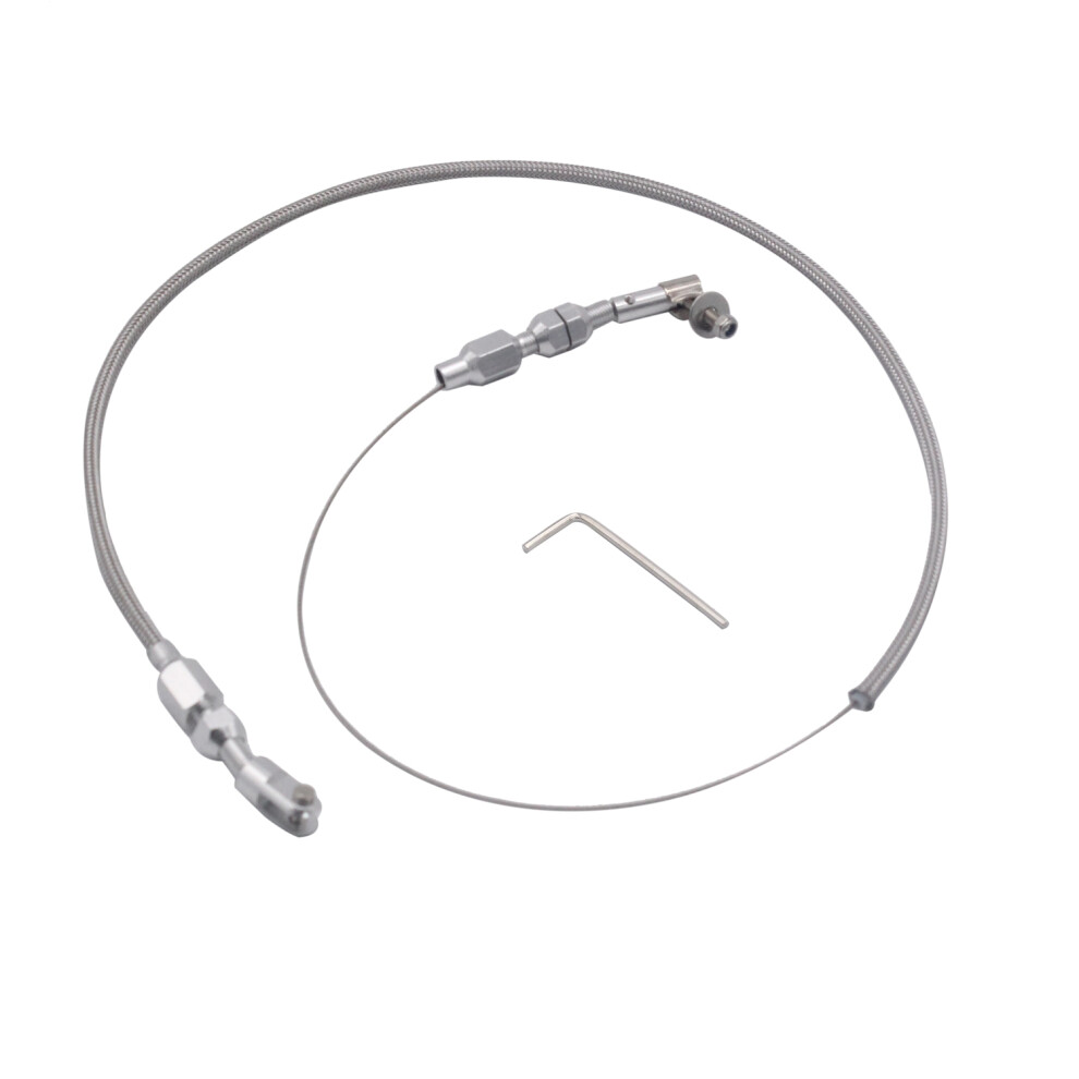 24 Inch Throttle Cable Braided Stainless Steel Universal Accelerator For 4851265617672