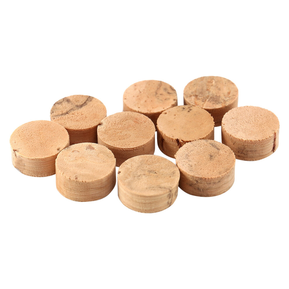 Kopinma 10Pcs Water Key Spit Valve Cork Pad For Trumpet Trombone Repair Accessories Diameter 9Mm Thickness 4Mm