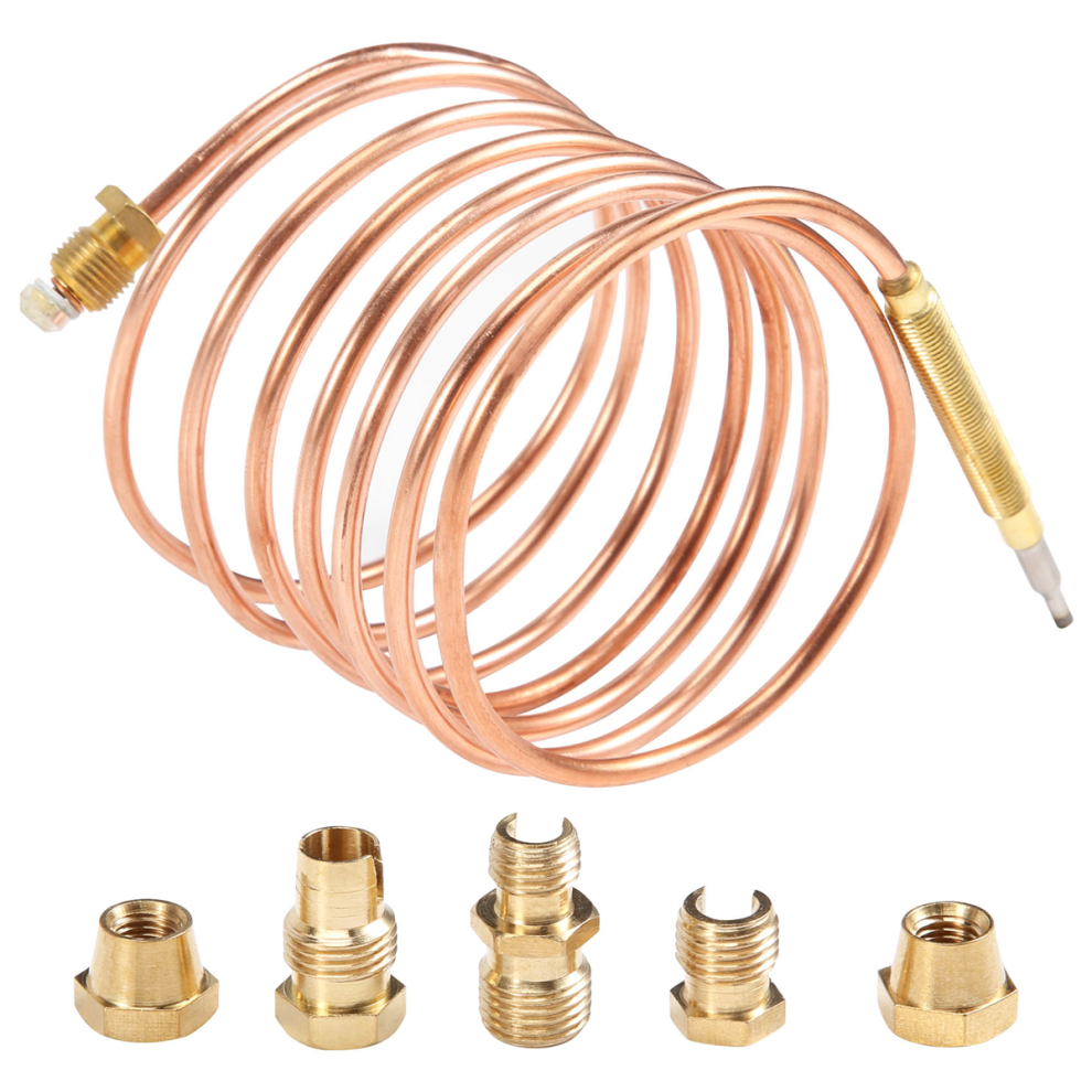 1500Mm Gasherd Universal Thermoelement Kit M6X0.75 Mit ÜBerlaufmutter (FüNf) Ersatz-image