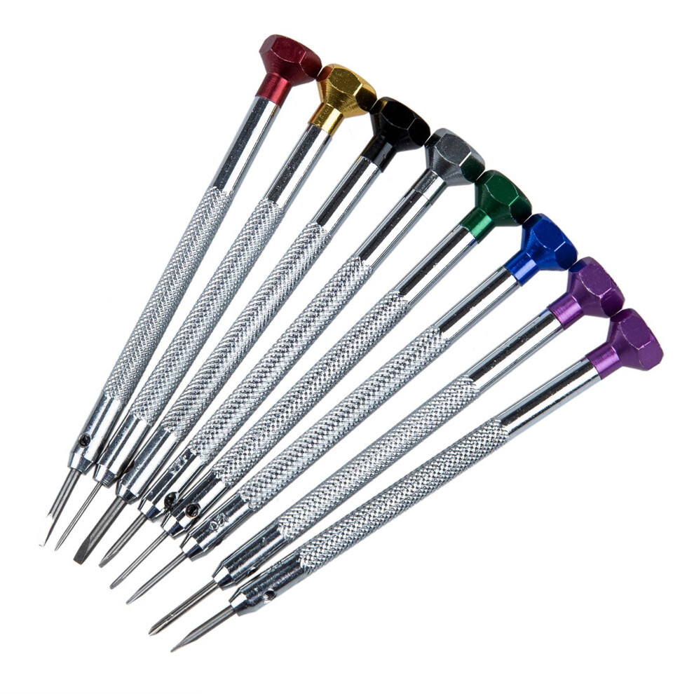 set of 8 slot screwdriver For repair Clock Glasses Mobile-image-OPC-PH6YXD2-NEW