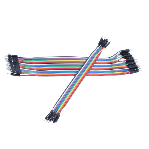 40Pcs 20Cm 2,54 Mm Stecker Auf Breadboard Jumper Draht Kabel für 2