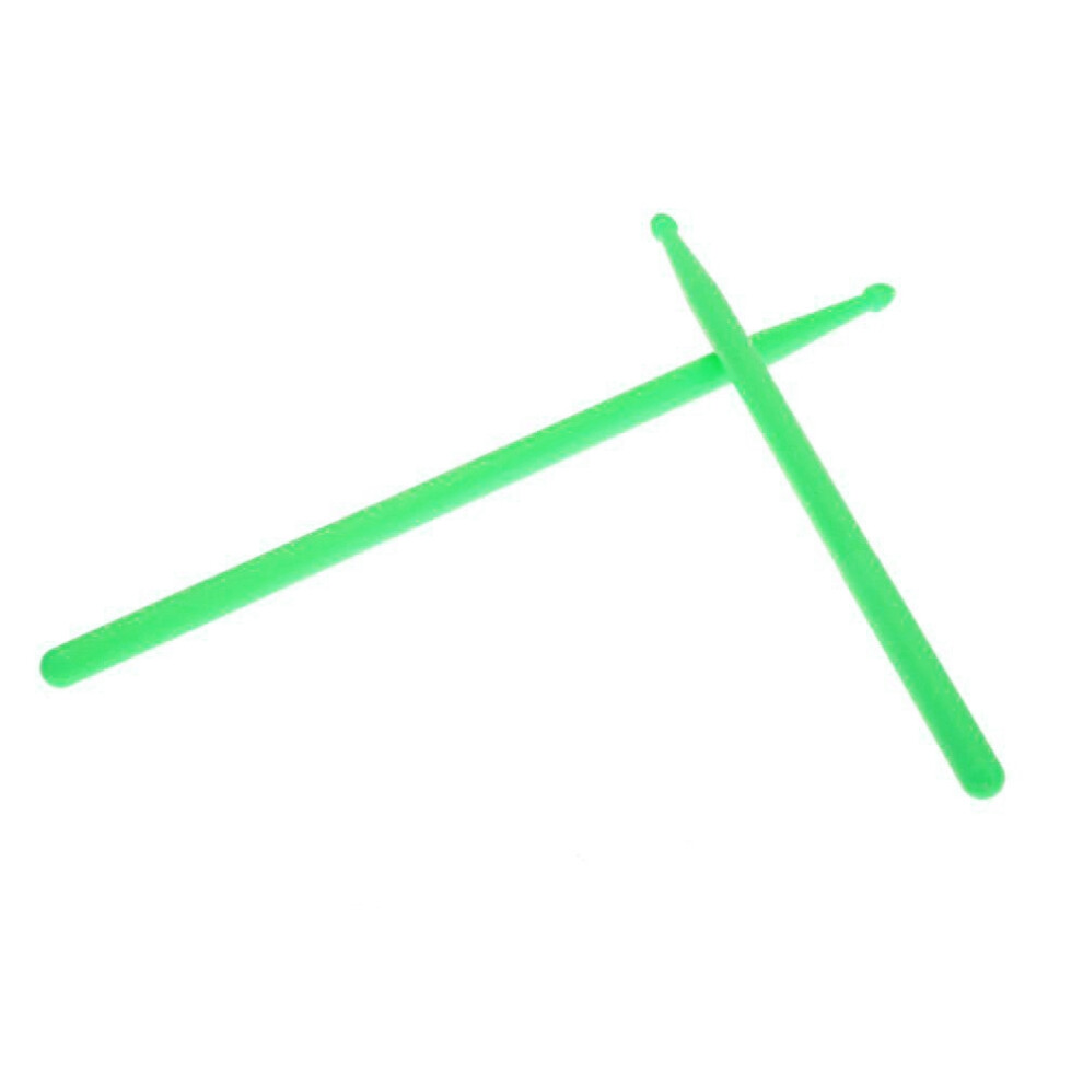 Kopinma Pair Of 5A Drumsticks Nylon Stick For Drum Set Professional Green