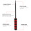 Extendable 2M Portable Telescopic Handheld Flag Pole Tool for Flags windsock 4