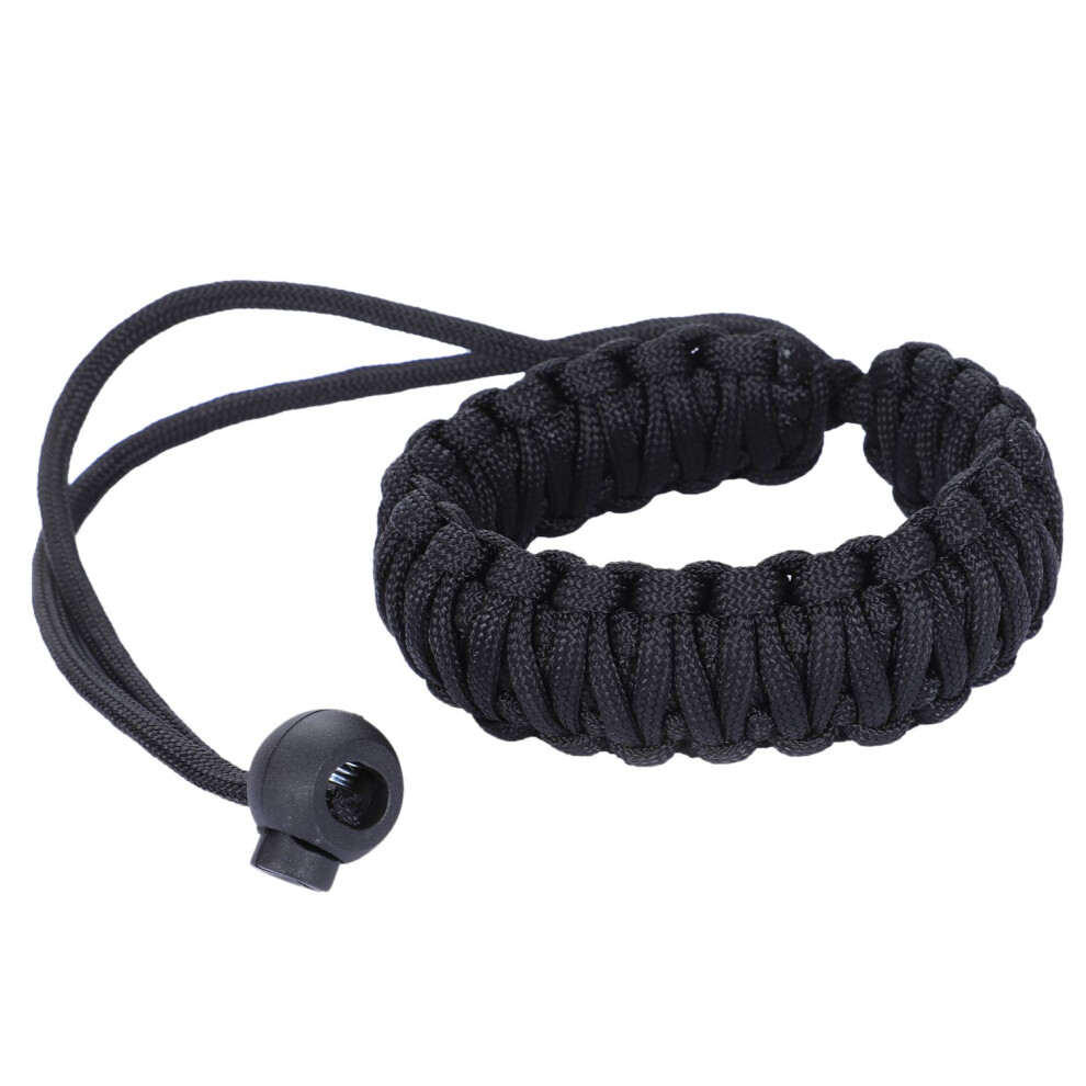 Digital Camera Wrist Hand Strap Grip Para Cord Braided Wristband For Slr Dslr Black 4853476073889