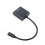 Cabo adaptador USB-C USB3.1 tipo C para conversor de transferência de vídeo VGA macho para fêmea 1080P 12 polegadas 6