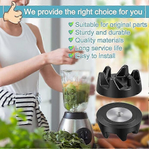 Replacement Parts for KitchenAid Blender Model 9704230 Including 4 Leaf Blade and Blender Coupler 2