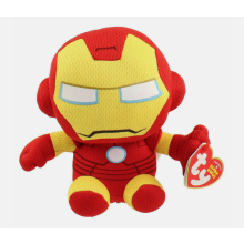 (Iron Man) TY Marvel Avengers Plush Soft Toy - Beanie Babies
