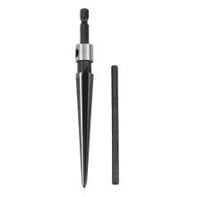 Taper Reamer 3-13mm Hex Shank Fluted Hand Held Steel Bridge Pin Hole Chamfer Woodworking Cutting Tool Core Drill Bit