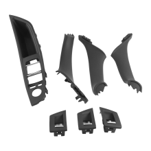 7Pcs Auto Innen Tür Griff Fensterheber Schalter Armlehne Panel Für-5 Serie F10 F11 F18 2010-2017 RHD 51417225875