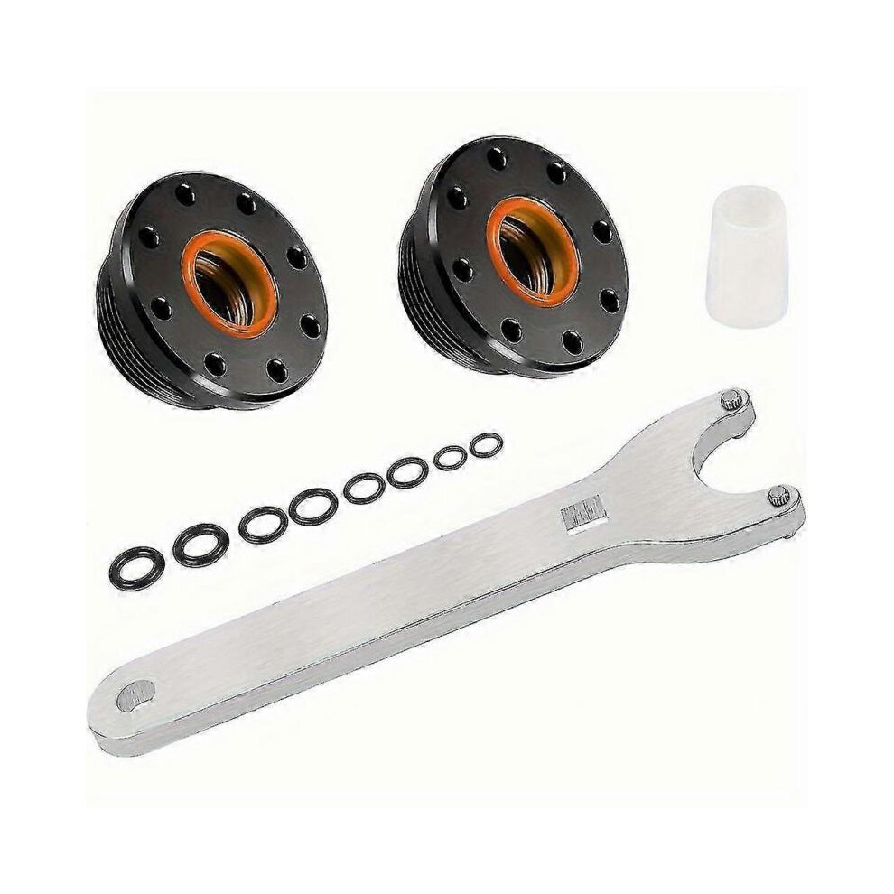 (Orange) Replacement Seal Kit HC5345 for Seastar Suitable for Front Mount Hydraulic Steering Cylinder and HS5157 Pin Wrench Kit Compatible with HC6750-image-OPC-PH6Z269-NEW