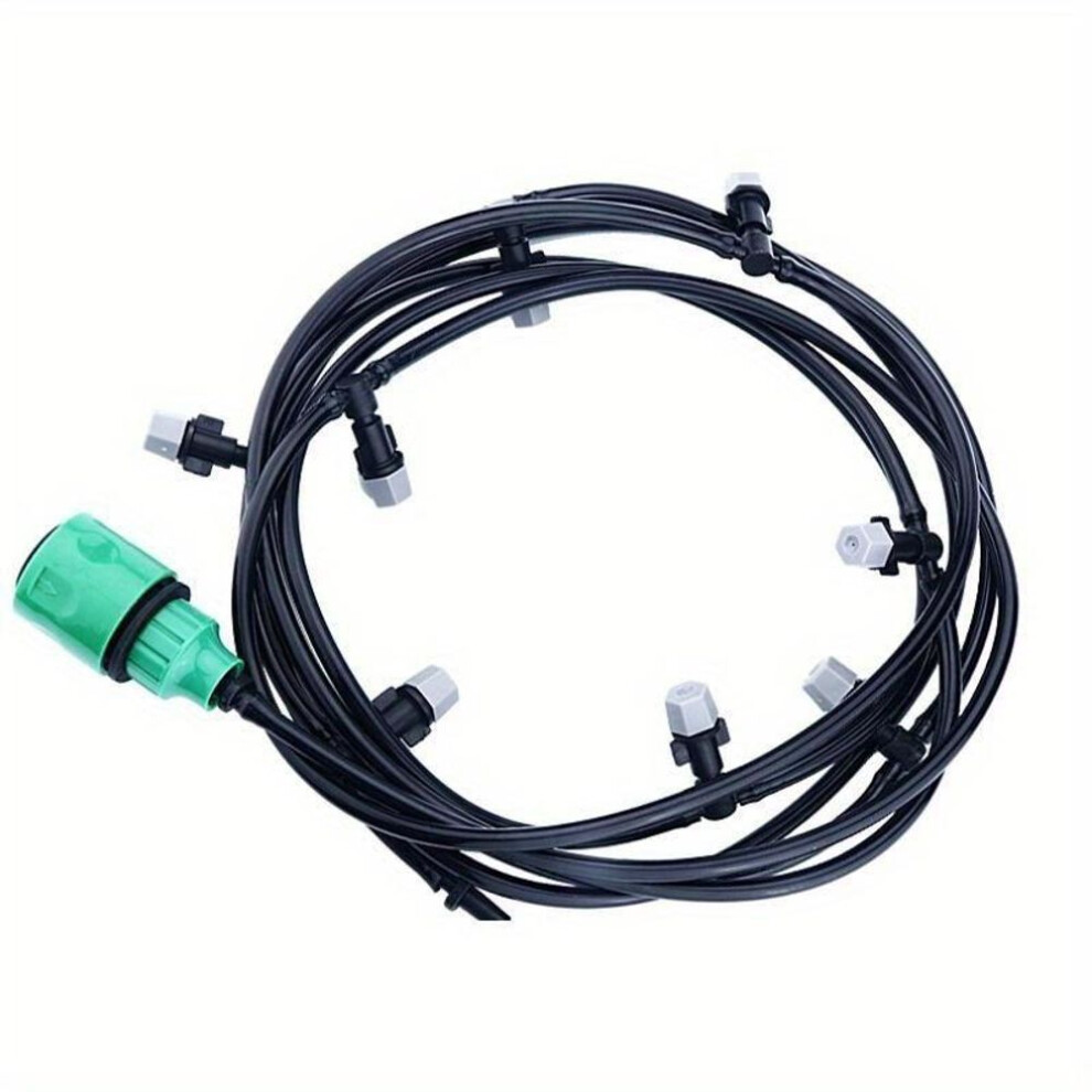 New Irrigation 10 Meters 10 Sprinklers DIY Nozzles Water Sprayer Misting Fog Cooling Nozzle System Garden Agricultural Sprayer System