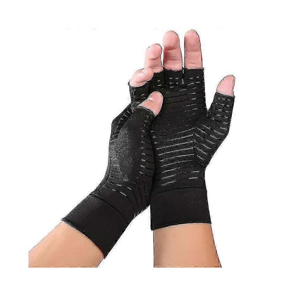 (M) Copper Hand Wraps Designed for Arthritis and Carpal Tunnel Syndrome Providing Pain Alleviation and Enhanced Hand Support