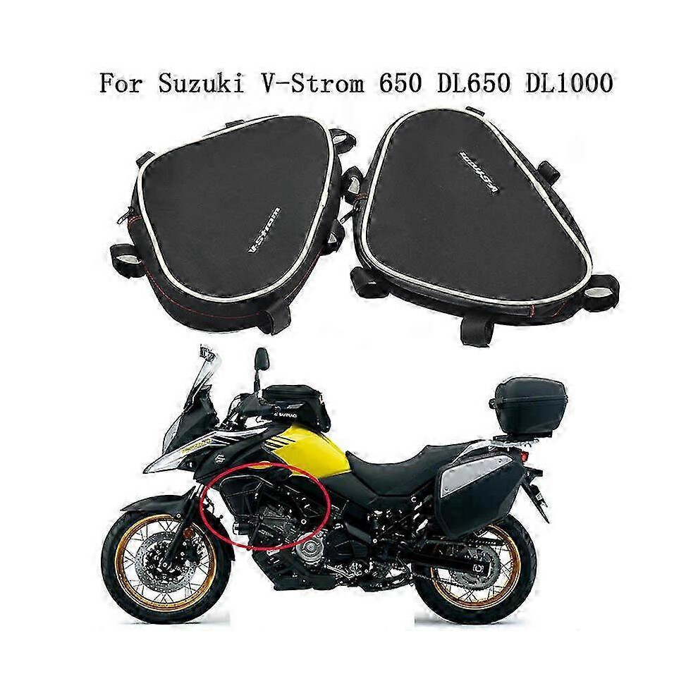 Suzuki V-Strom DL650 DL1000 DL 650 DL 1000 Crash Bar Bag with Integrated Motorcycle Tool and Placement Toolbox