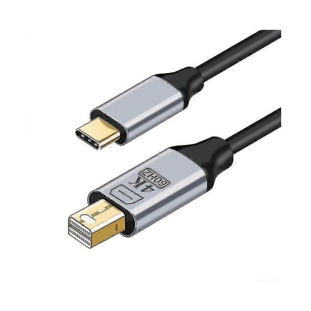 (2) Thunderbolt 3 Usb-C To Dp Cable For Displayport 4K@60Hz Adapter 5004229951247