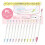 Zebra WYSS22-12CPL Clickart Water-Based Pen  PL12 Color Set 5