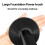 Double-ended makeup brush, foundation blending makeup sponge powered kabuki brush for blending, blush 2