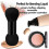 Double-ended makeup brush, foundation blending makeup sponge powered kabuki brush for blending, blush 3