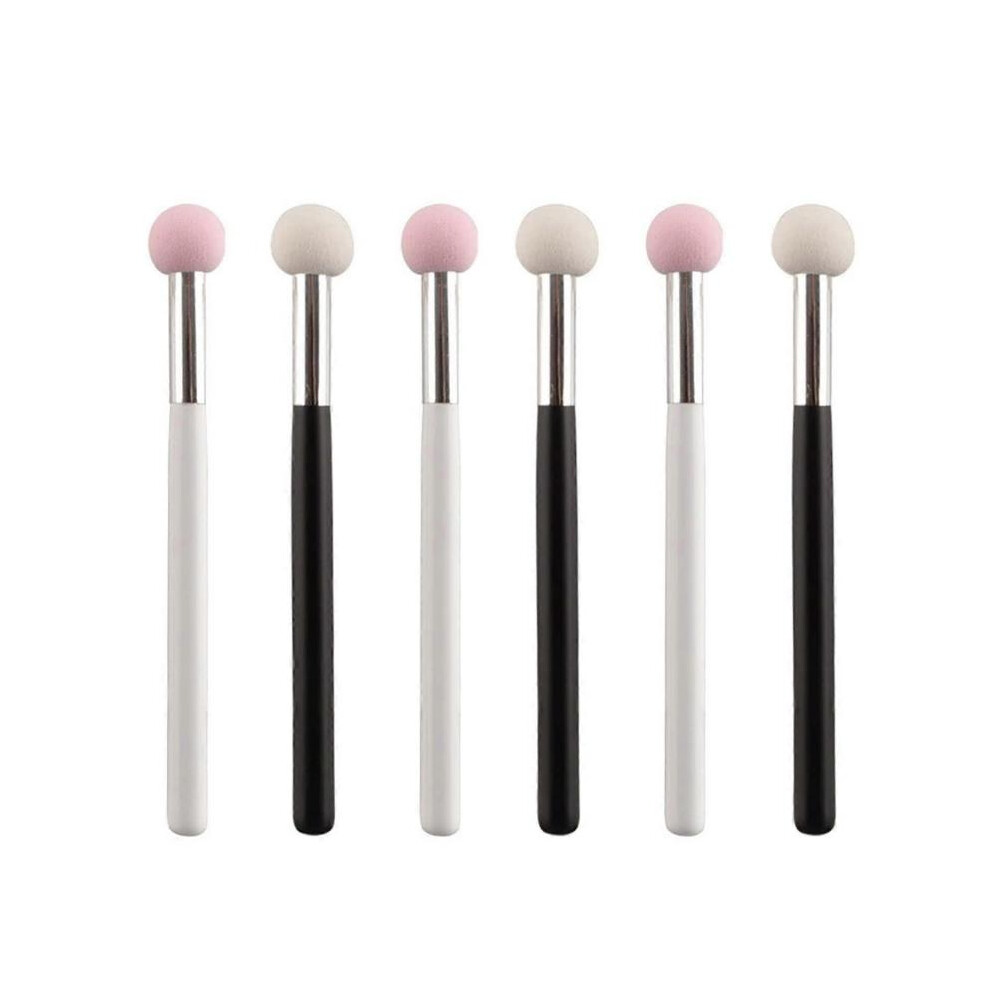 Pink/Black Mushroom Powder Puff, 6 Pack Foundation Sponge Powder Puff Sponge Makeup Brush, Concealer Brush Sponge For Ladies Girls