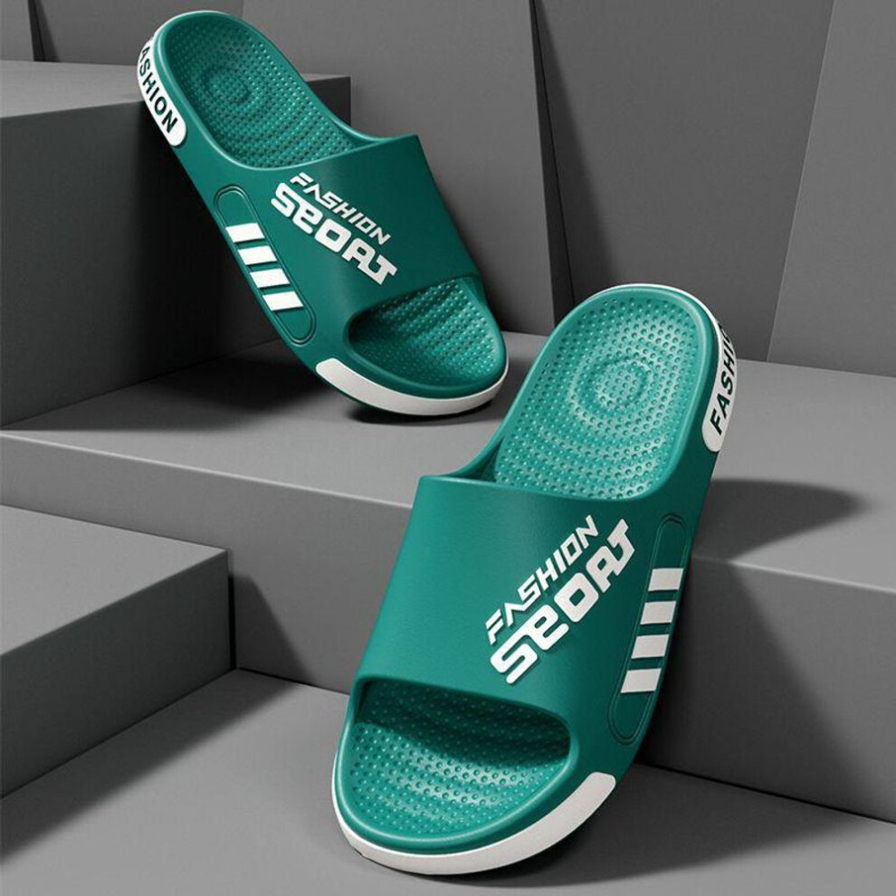 (green, 36-37) Order A Size Up Stylish Men's And Women's Indoor Outdoor Non-slip Slippers For Home And Summer Wear