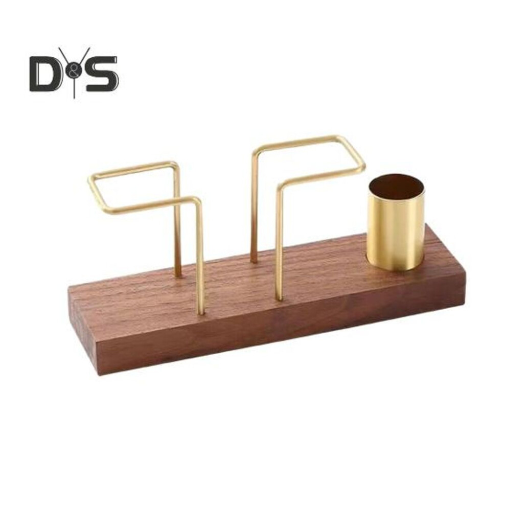 (ebony) Vertical Napkin Holder with Heavy Duty Wooden Base Tissue Stand Home Restaurant Kitchen Dining Table Paper Towel Organizer Dispenser