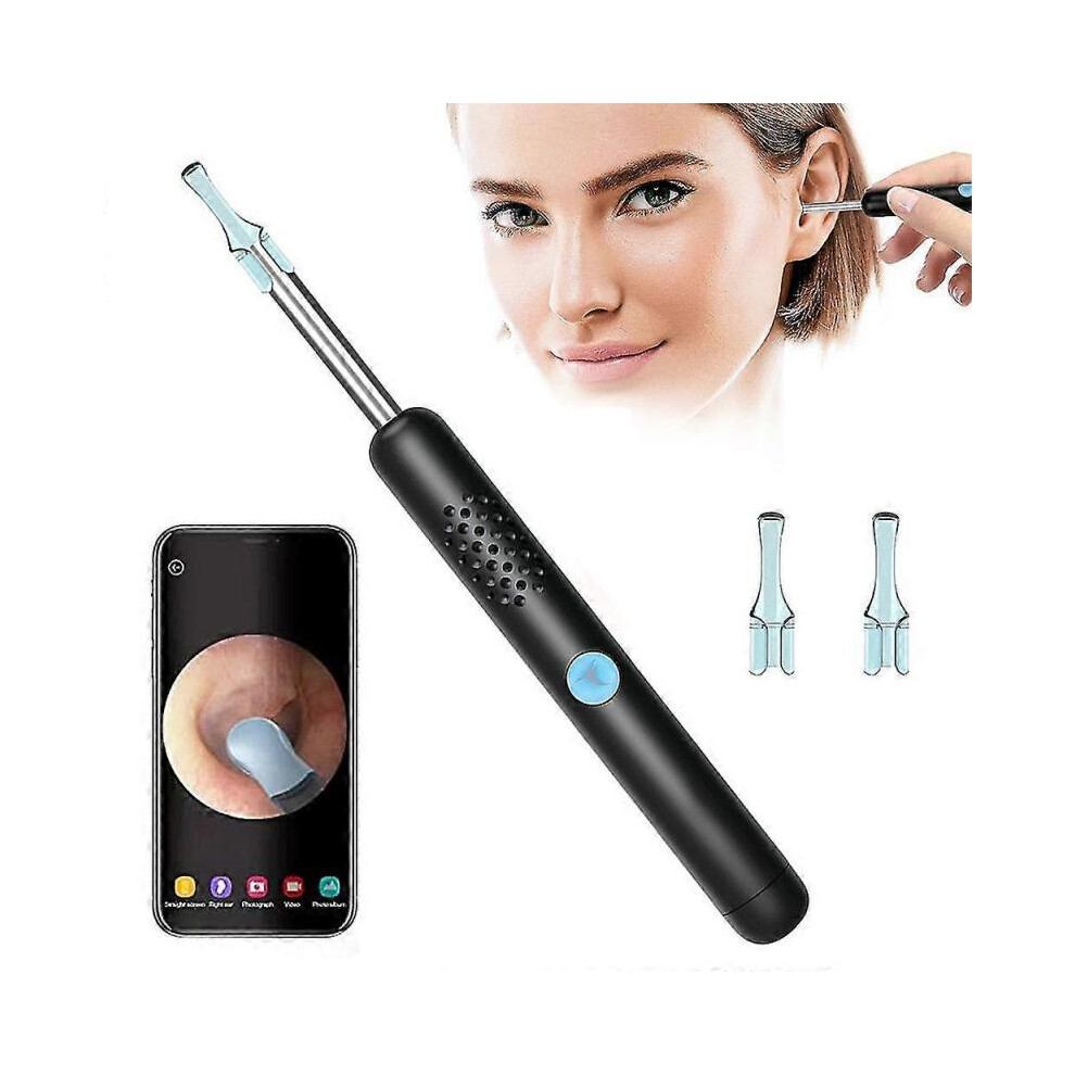 1 Pcs Ear Wax Removal, Ear Cleaner Ear Wax Removal Kit, Wireless Ear Wax Remover Otoscope With