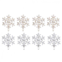 8 Pack Snowflake Hairpin Christmas Holiday Hairpin Hair Girls Christmas Gifts
