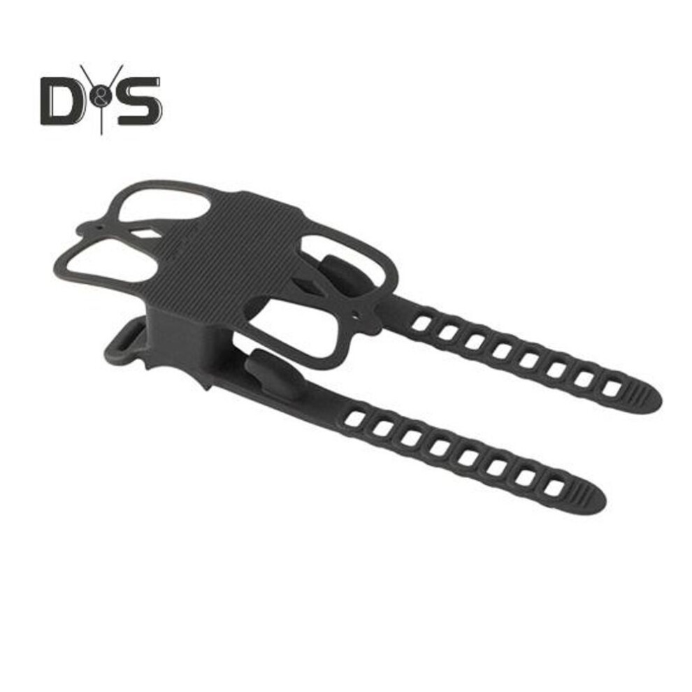 Bicycle Silicone Phone Holder Handlebar Mount Adjustable Dual Straps Anti-slip Shockproof MTB Mountain Road Bike Scooter Mobile Cell Phone Mount Band