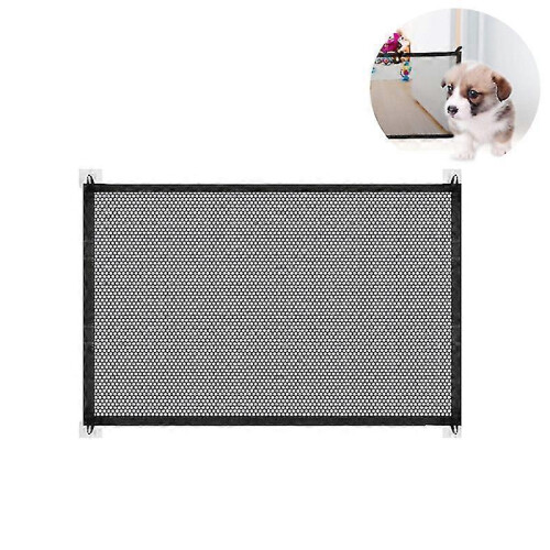 Magic Gate for Dogs, Portable Folding Gate Safeguard Pet Isolation Net 2