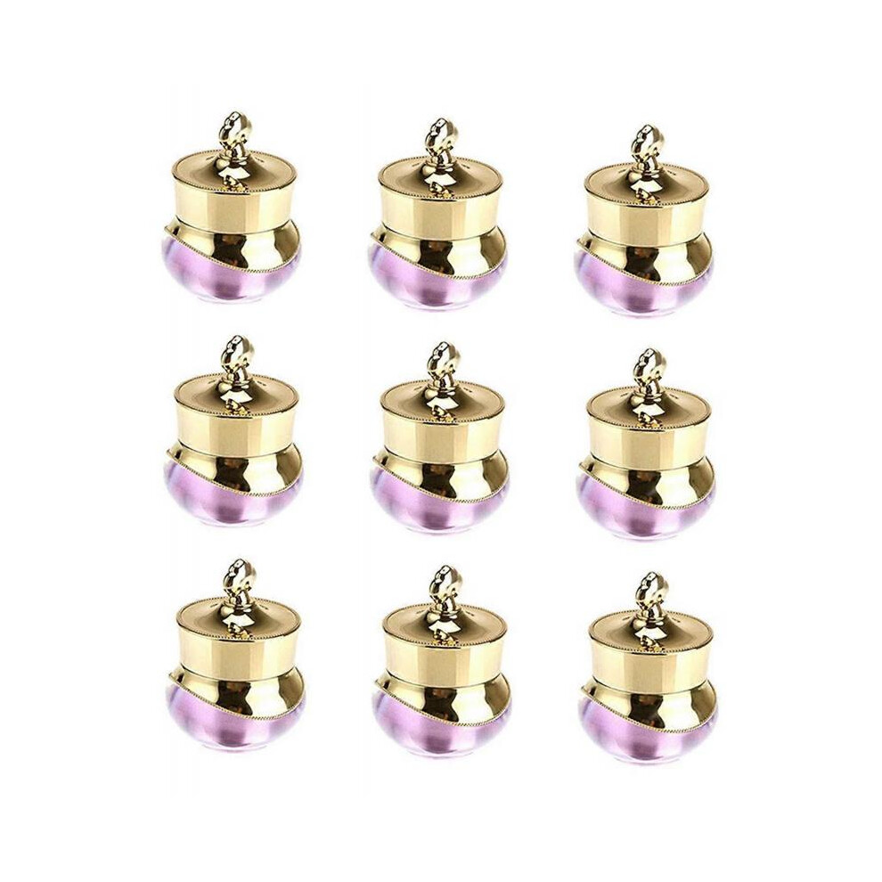 10 Packs 5g Lipstick Bottle Container Refillable Cosmetic Sample Jar Cosmetic Plastic Jar with Lid Cosmetic Purple