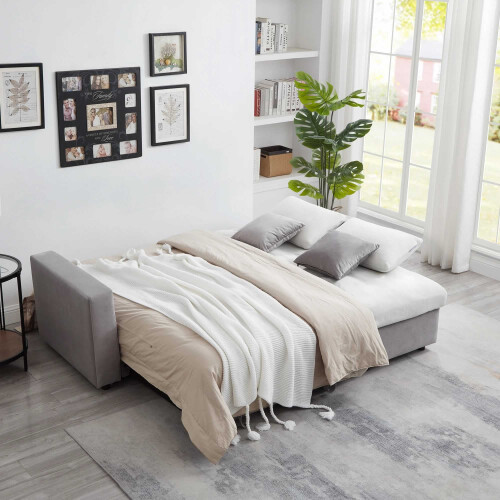 Snugg Furniture (Grey) Mallard 2 Seater Sofa Bed 2
