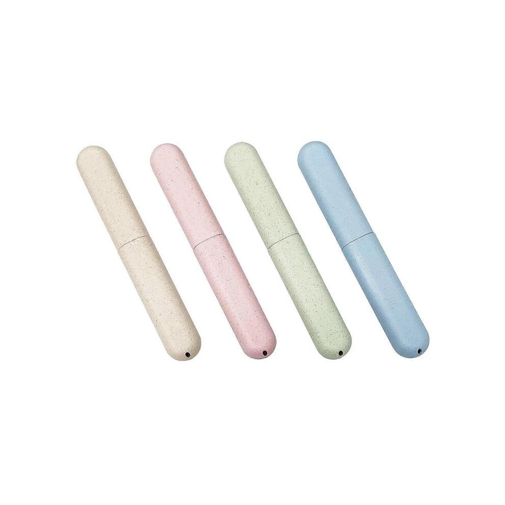 4 Pack Travel Toothbrush Holder Case, Portable Toothbrush Holder for Travel/Camping/School