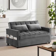 (Grey) Mallard 2 Seater Sofa Bed