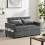 Snugg Furniture (Grey) Mallard 2 Seater Sofa Bed 1