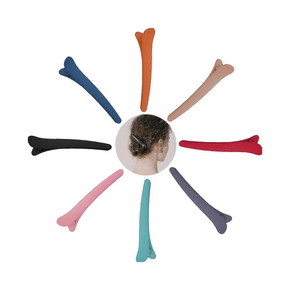 Compartment clips hairdresser, hair clips hairdressing supplies, 12 pieces hair clip hairdresser