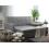 Snugg Furniture (Grey) Martin Linen Fabric Reversible Footstool Sofa-Bed 1