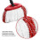 2-Pack Turbo Spin Mop with EasyWring Foot Pedal and Microfiber Cleaning Head for Efficient Cleaning 13