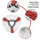2-Pack Turbo Spin Mop with EasyWring Foot Pedal and Microfiber Cleaning Head for Efficient Cleaning 15