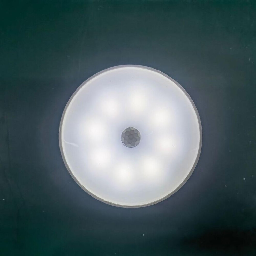 (Cool Light) 1pc, LED Motion Sensor Night Light - Ultra-Sensitive PIR Detection For Instant On/Off - Energy-Saving & Dusk-to-Dawn - Hassle-Free Installation