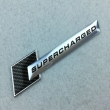(Carbon Fiber)Auton muotoilualumiinileikkeet, supercharger-merkki, tarra, merkki, vaakuna, tarra, Audi, varten
