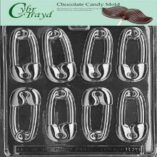 La duree de vie cybrtrayd des epingles de securite des fetes moule au chocolat dans le sac en poly scelle imprime avec des instructions de moulag