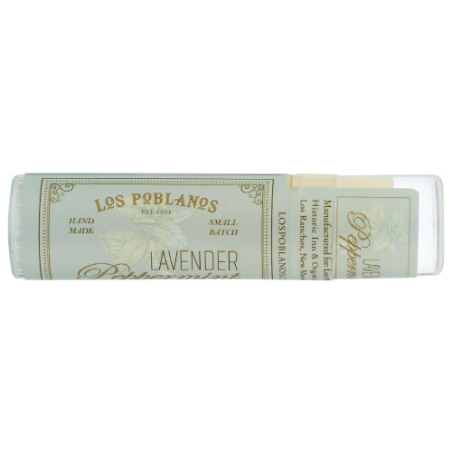 LOS POBLANOS Lavender Peppermint Lip Balm 0.28 OZ