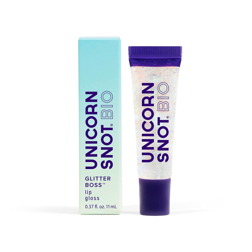Unicorn Snot Glitter Lip Gloss - Long-Lasting Sparkly Bio Lip Shine - Vegan & Cruelty Free Non-Sticky Formula - Lip Gloss For Festivals And Rave Makeu