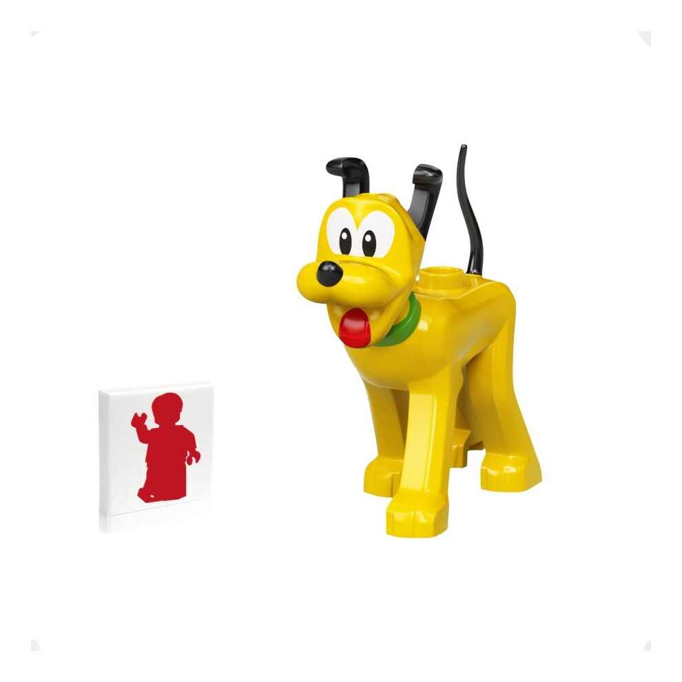 Lego Disney Mickey And Friends Minifigure - Pluto The Dog (With Green Collar) Very Cute 10777 10776