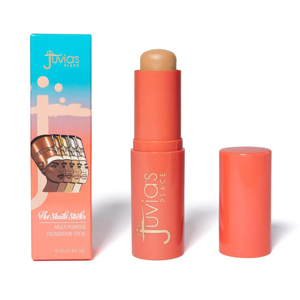 Juvias Sted Golden Juvia's Place Shade Stick Foundation Concealer Contour Nepal Medium W/ Undertone .34 Oz