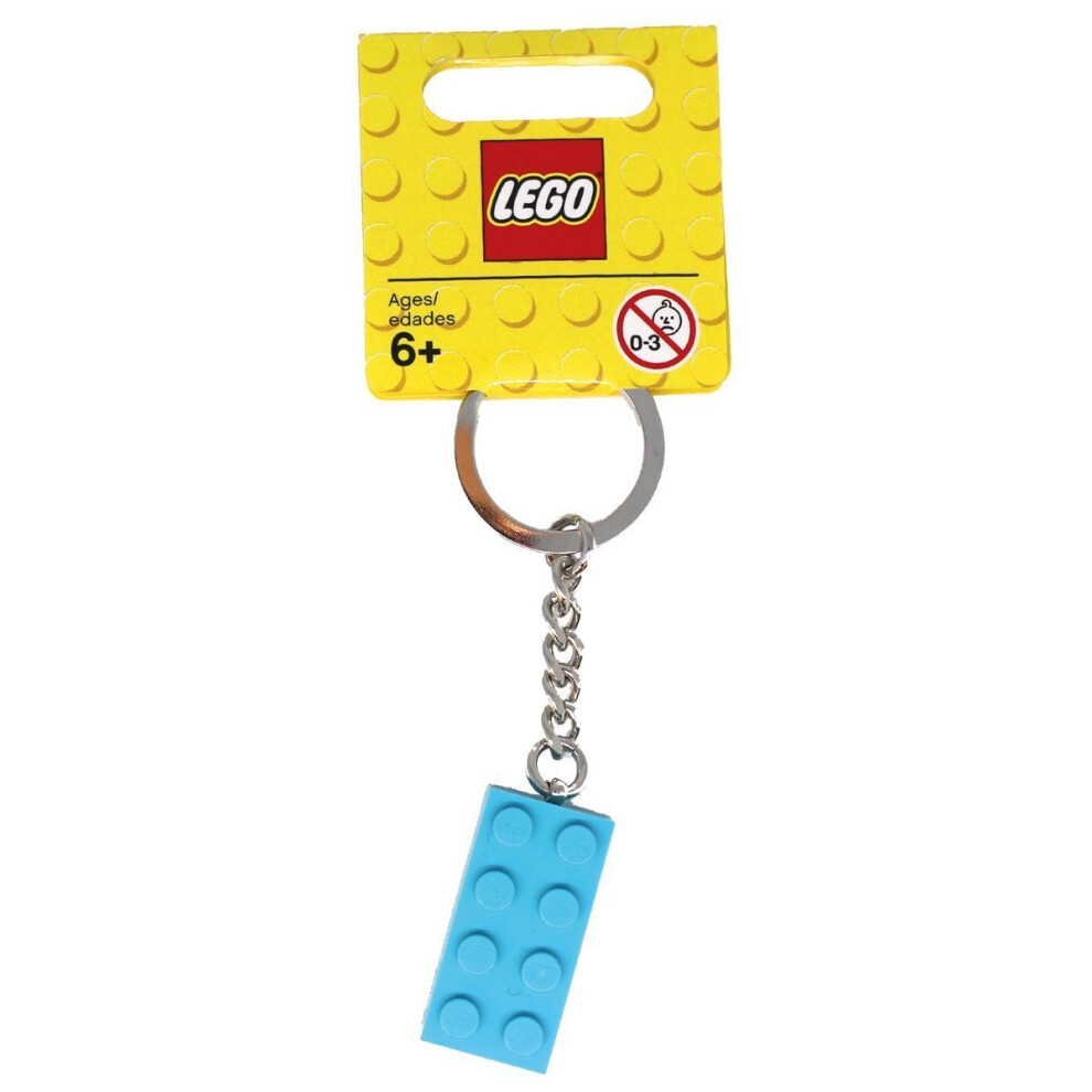 Lego Classic Turquoise Brick Key Chain 853380